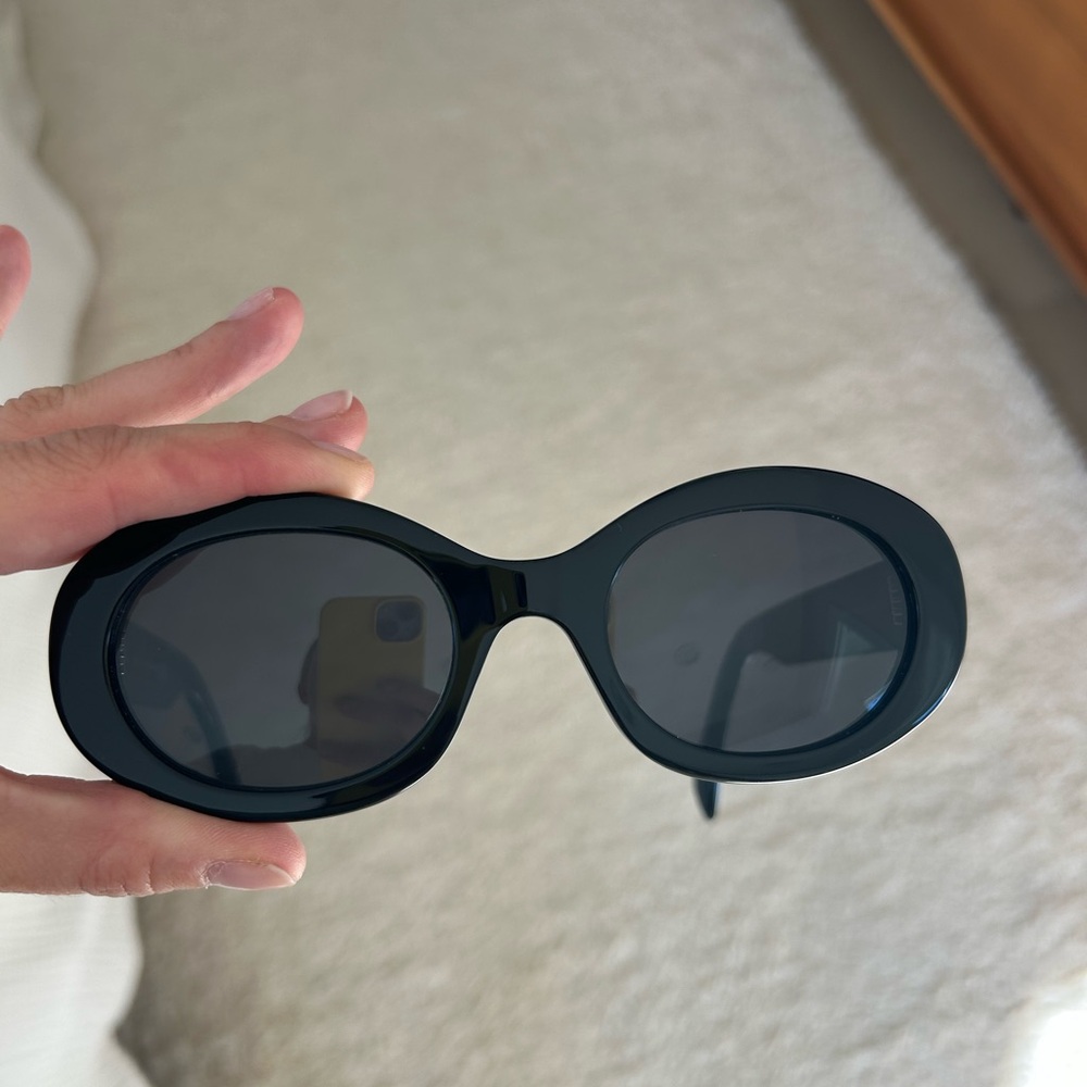 Celine triumph sunglasses black logo - new - Picture 8 of 14